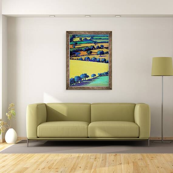 Tablou inramat - Paul Powis - Stejar alb aproape 1, 60 x 80 cm - 2- Roveli