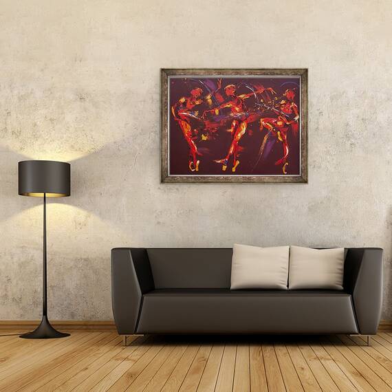 Tablou inramat - Penny Warden - Extravaganza, 2009, 60 x 80 cm - 2- Roveli