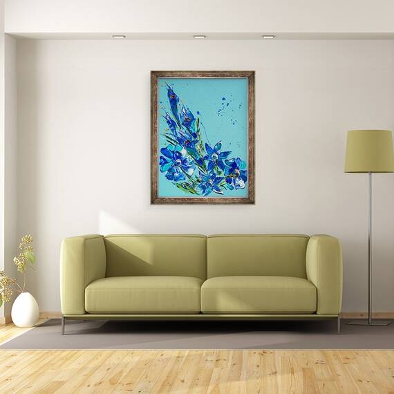 Tablou inramat - Penny Warden - Floare I, 60 x 80 cm - 2- Roveli