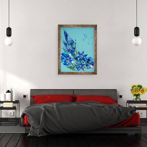 Tablou inramat - Penny Warden - Floare I, 60 x 80 cm - 3- Roveli