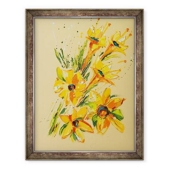 Tablou inramat - Penny Warden - Floare II, 60 x 80 cm - - Roveli