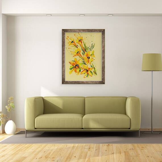 Tablou inramat - Penny Warden - Floare II, 60 x 80 cm - 2- Roveli