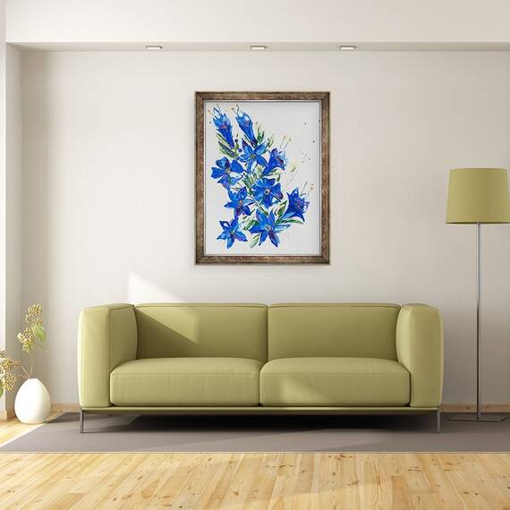Tablou inramat - Penny Warden - Floare IV, 60 x 80 cm - 2- Roveli