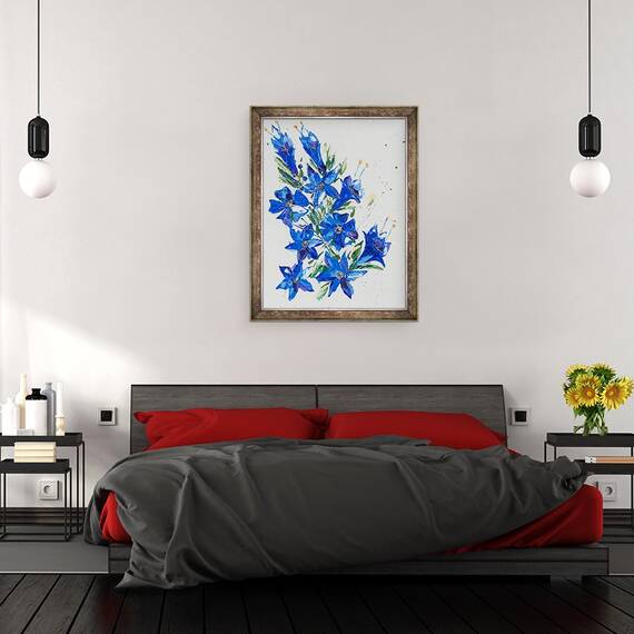 Tablou inramat - Penny Warden - Floare IV, 60 x 80 cm - 3- Roveli