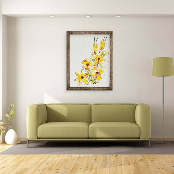 Tablou inramat - Penny Warden - Floare VII, 60 x 80 cm - 2- Roveli
