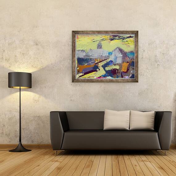 Tablou inramat - Sara Hayward - Calea Iona, 60 x 80 cm - 2- Roveli