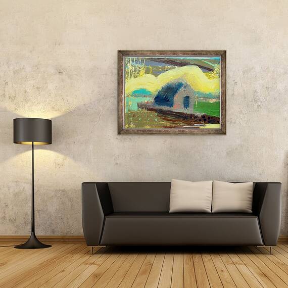 Tablou inramat - Sara Hayward - Capela Iona II, 60 x 80 cm - 2- Roveli