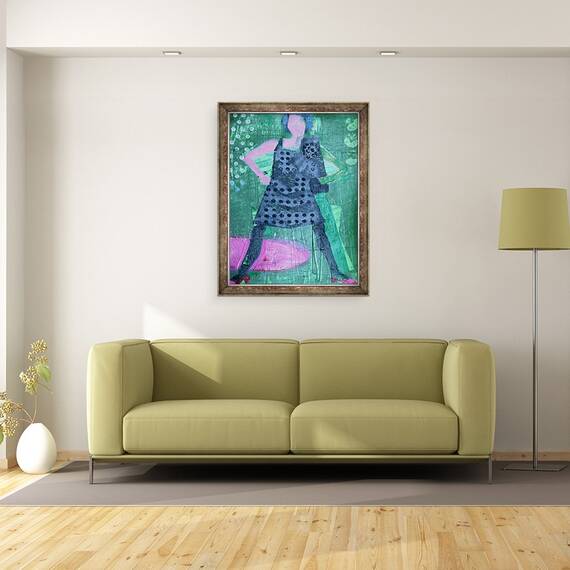 Tablou inramat - Sara Hayward - Elle 13, 60 x 80 cm - 2- Roveli