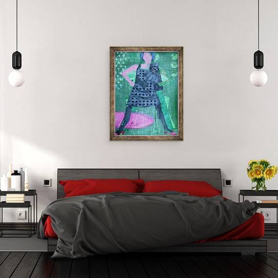Tablou inramat - Sara Hayward - Elle 13, 60 x 80 cm - 3- Roveli