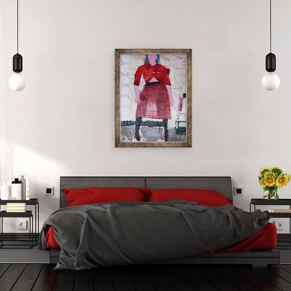 Tablou inramat - Sara Hayward - Elle 19, 60 x 80 cm - 3- Roveli