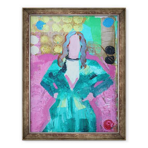 Tablou inramat - Sara Hayward - Elle 6, 60 x 80 cm - - Roveli