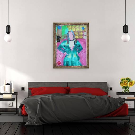 Tablou inramat - Sara Hayward - Elle 6, 60 x 80 cm - 3- Roveli