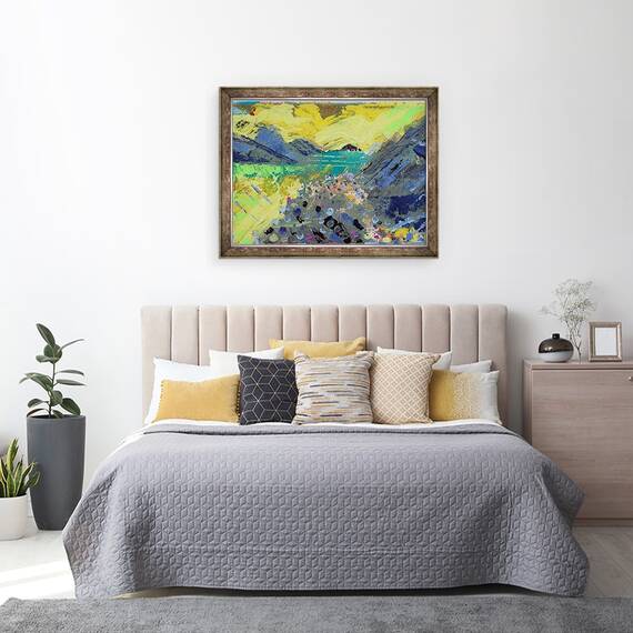 Tablou inramat - Sara Hayward - Insula II, 60 x 80 cm - 3- Roveli