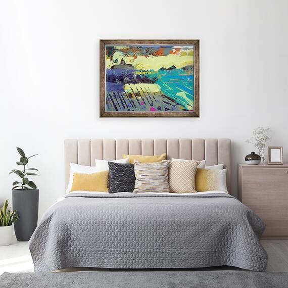 Tablou inramat - Sara Hayward - Iona Abbey I, 60 x 80 cm - 3- Roveli