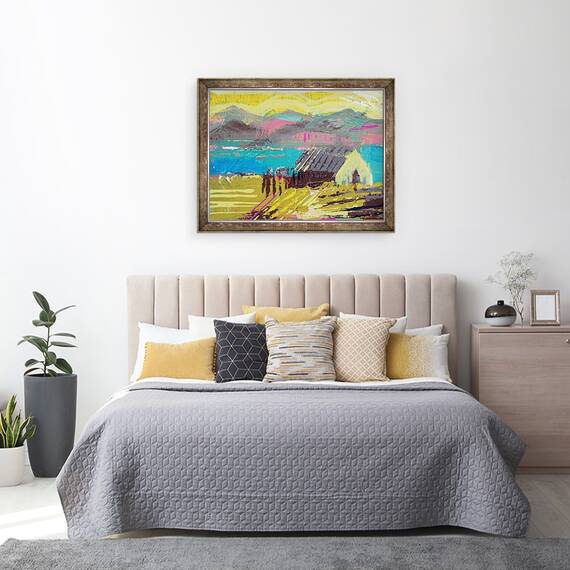 Tablou inramat - Sara Hayward - Retreat Iona I, 60 x 80 cm - 3- Roveli