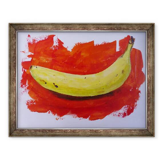 Tablou inramat - Sarah Thompson-Engels - Banana, 2019, 60 x 80 cm - - Roveli
