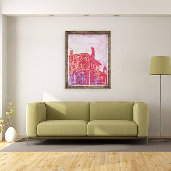 Tablou inramat - Sol Jeong - Biblioteca Kinston, 60 x 80 cm - 3- Roveli