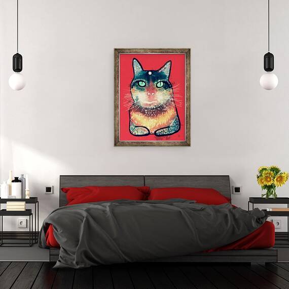 Tablou inramat - Sylver Bernat - Kali, 2019, 60 x 80 cm - 3- Roveli