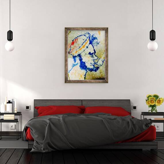 Tablou inramat - Sylver Bernat - Marinar, 2018, 60 x 80 cm - 3- Roveli