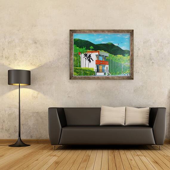 Tablou inramat - Timothy Nathan Joel - Casa pe Highway 11, Taitung, Taiwan, 2017, 60 x 80 cm - 2- Roveli