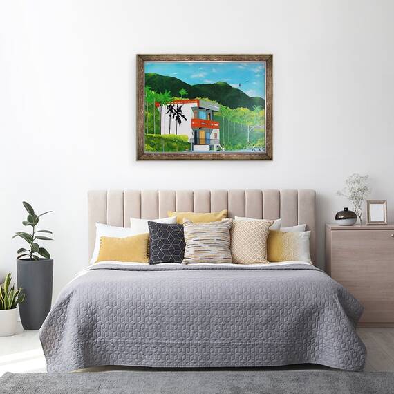 Tablou inramat - Timothy Nathan Joel - Casa pe Highway 11, Taitung, Taiwan, 2017, 60 x 80 cm - 3- Roveli