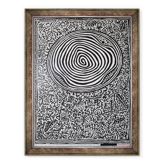 Tablou inramat - Timothy Nathan Joel - Dragostea intr-o jungla, 2012, 60 x 80 cm - - Roveli