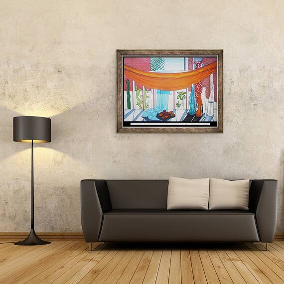 Tablou inramat - Timothy Nathan Joel - East Life, 2002, 60 x 80 cm - 2- Roveli
