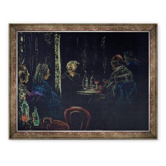 Tablou inramat - Vincent Alexander Booth - Audienta in clubul Londrei, 2009, 60 x 80 cm - - Roveli
