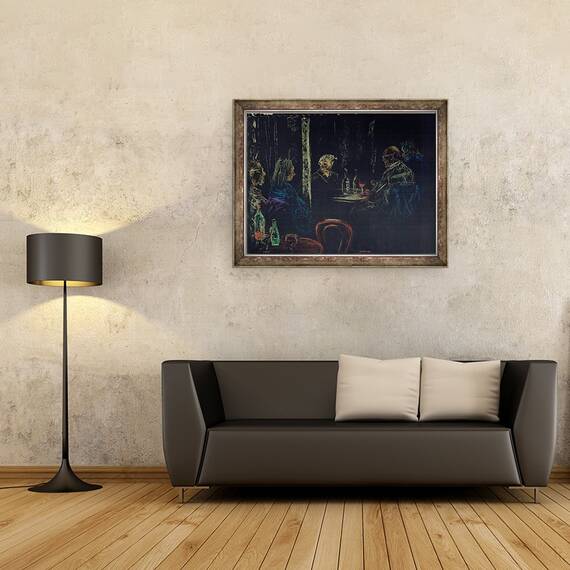 Tablou inramat - Vincent Alexander Booth - Audienta in clubul Londrei, 2009, 60 x 80 cm - 2- Roveli