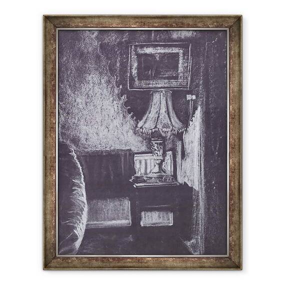 Tablou inramat - Vincent Alexander Booth - Lampa aprinsa la lumina lumanarilor, 1997, 60 x 80 cm - - Roveli