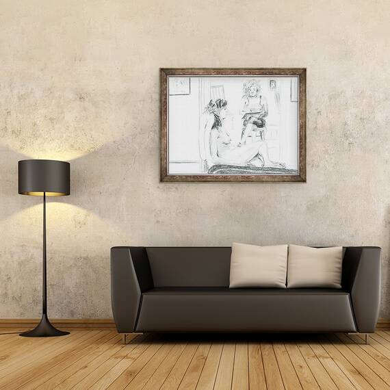 Tablou inramat - Vincent Alexander Booth - Model de seara, 2012, 60 x 80 cm - 2- Roveli