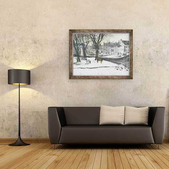 Tablou inramat - Vincent Alexander Booth - Osmotherley North Yorkshire, 1997, 60 x 80 cm - 2- Roveli