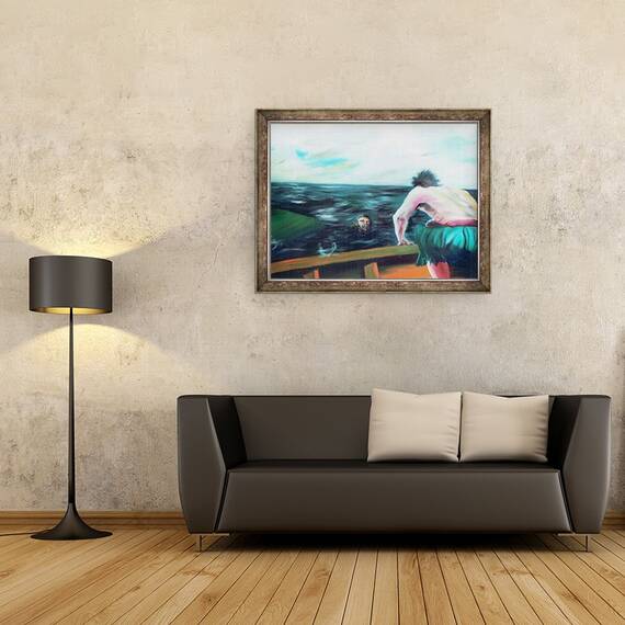 Tablou inramat - Vincent Alexander Booth - Salvat, 2002, 60 x 80 cm - 2- Roveli