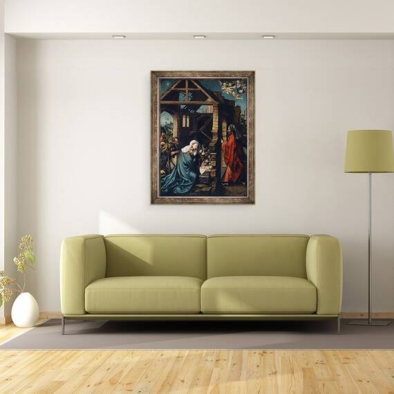 Tablou inramat - Albrecht Durer - Nasterea lui Hristos, 60 x 80 cm - 2- Roveli