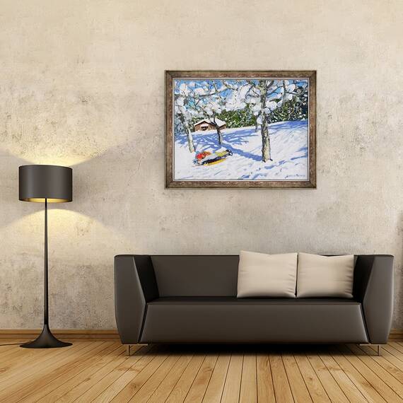 Tablou inramat - Andrew Macara - Sanius in livada, Morzine. 2018, 60 x 80 cm - 2- Roveli