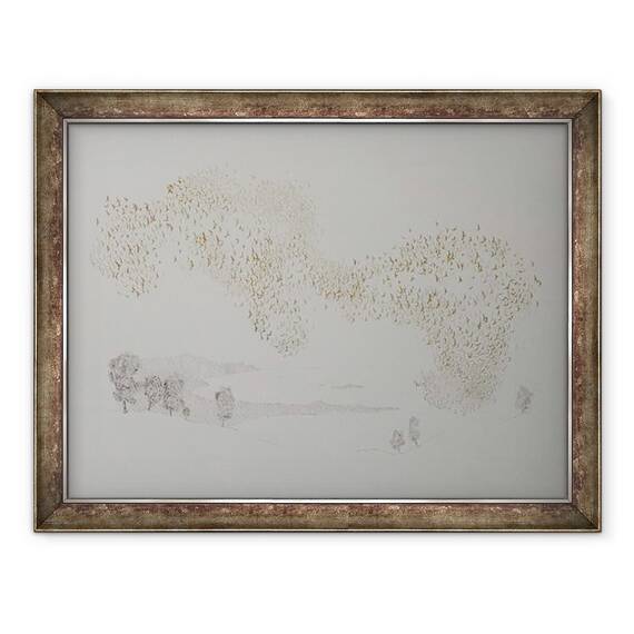 Tablou inramat - angus hampel - Pasari de soare, 2016, 60 x 80 cm - - Roveli