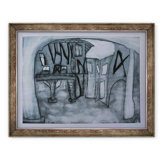 Tablou inramat - Cosima Duggal - Castlenau de Montmirral, 60 x 80 cm - - Roveli