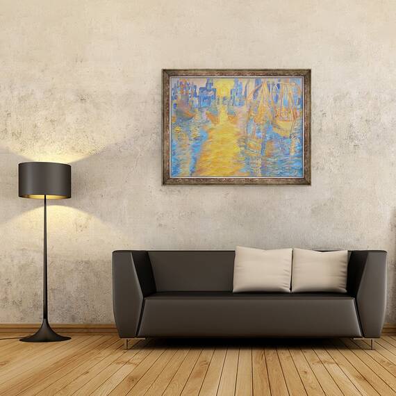 Tablou inramat - Cosima Duggal - orizontul Londrei, 60 x 80 cm - 2- Roveli