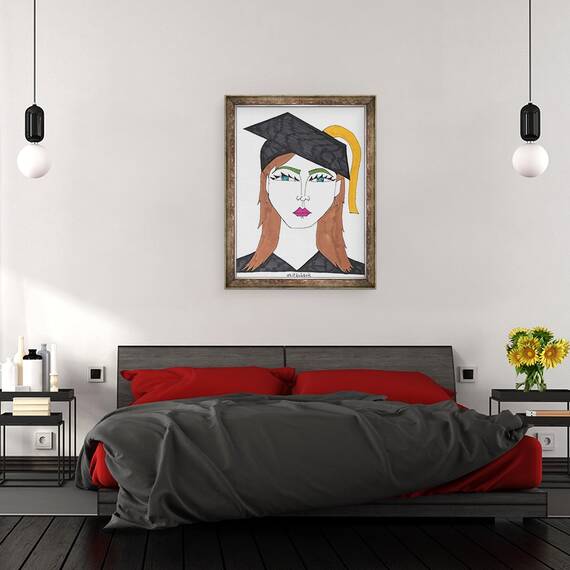 Tablou inramat - Daisy de Villeneuve - Absolvire, 60 x 80 cm - 3- Roveli
