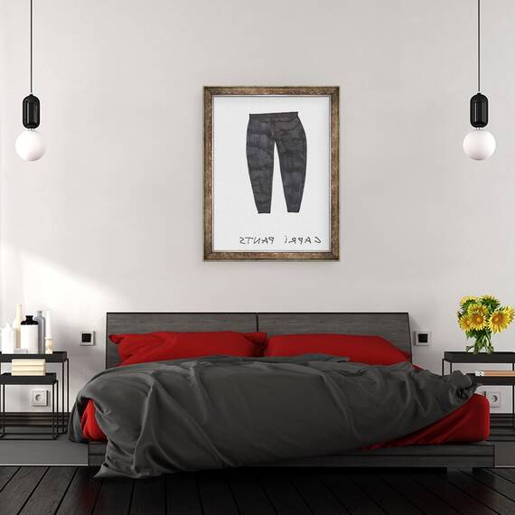 Tablou inramat - Daisy de Villeneuve - Pantaloni Capri, 60 x 80 cm - 3- Roveli