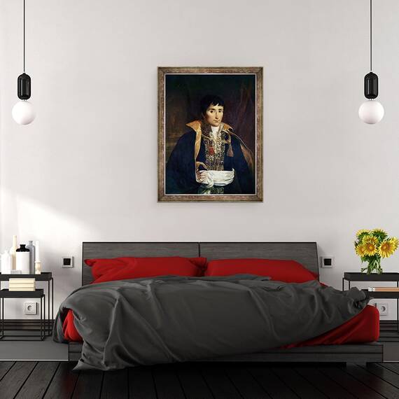 Tablou inramat - Francois Rivoire - Portretul lui Lucien Bonaparte 1775 - 1840 - Pictura de Napoleon Rivoire, 60 x 80 cm - 3- Roveli