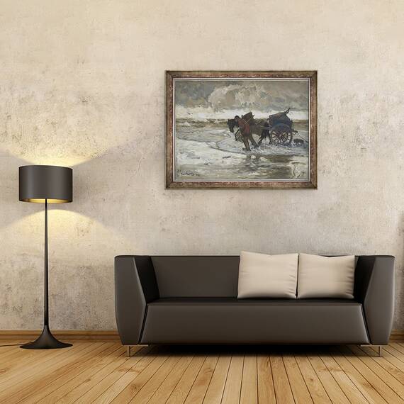 Tablou inramat - Hans von Bartels - La Dune, 60 x 80 cm - 2- Roveli