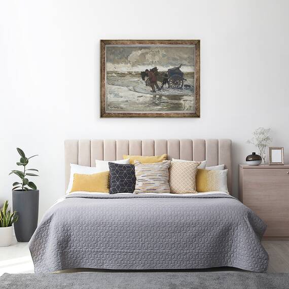 Tablou inramat - Hans von Bartels - La Dune, 60 x 80 cm - 3- Roveli