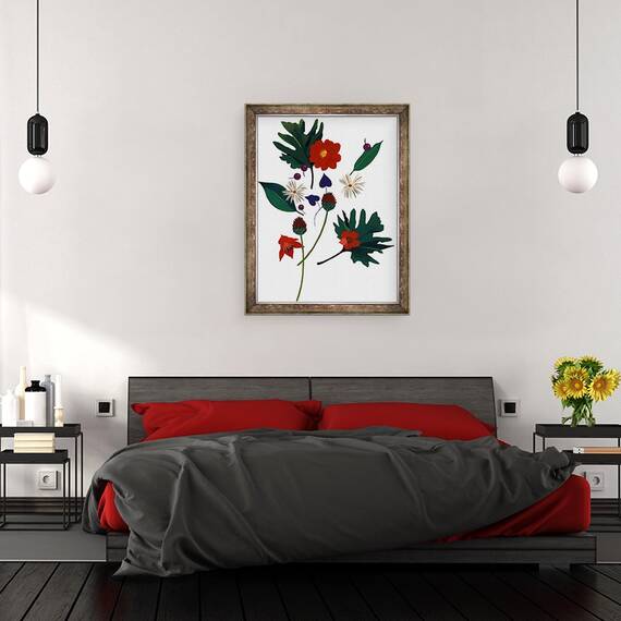 Tablou inramat - Hiroyuki Izutsu - O floare care te face sa-ti imaginezi Craciunul., 60 x 80 cm - 3- Roveli
