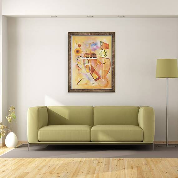 Tablou inramat - Ikahl Beckford - Musical Mix, 60 x 80 cm - 2- Roveli