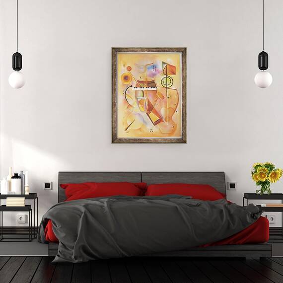 Tablou inramat - Ikahl Beckford - Musical Mix, 60 x 80 cm - 3- Roveli