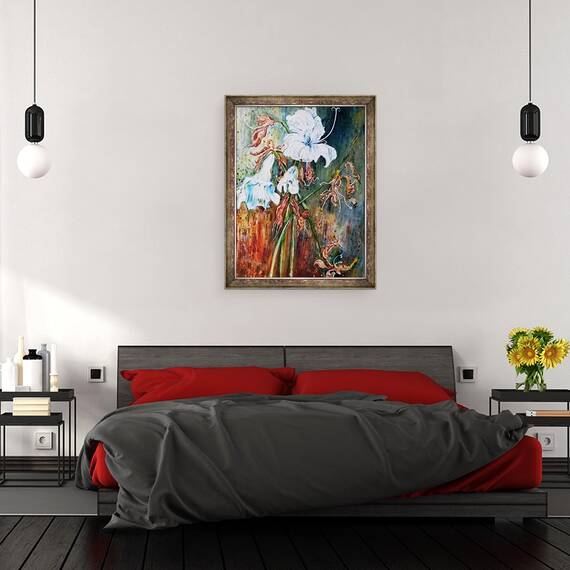 Tablou inramat - jocasta shakespeare - Lily Wilt, 60 x 80 cm - 3- Roveli