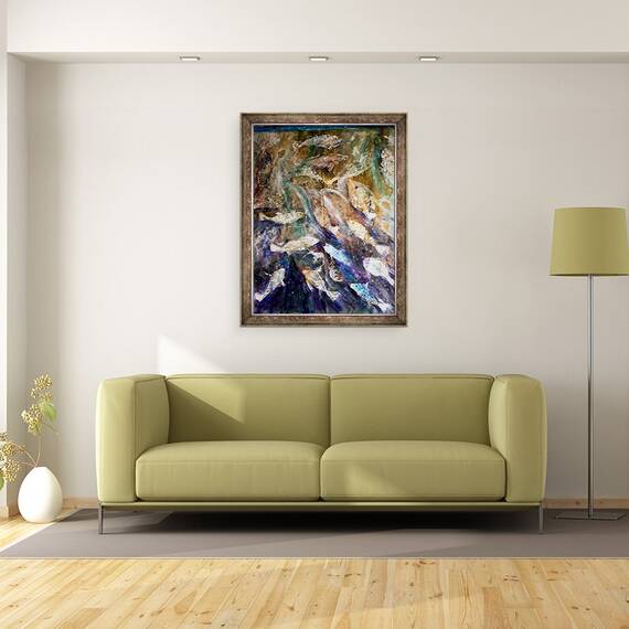 Tablou inramat - jocasta shakespeare - Peste in crestere, 60 x 80 cm - 2- Roveli