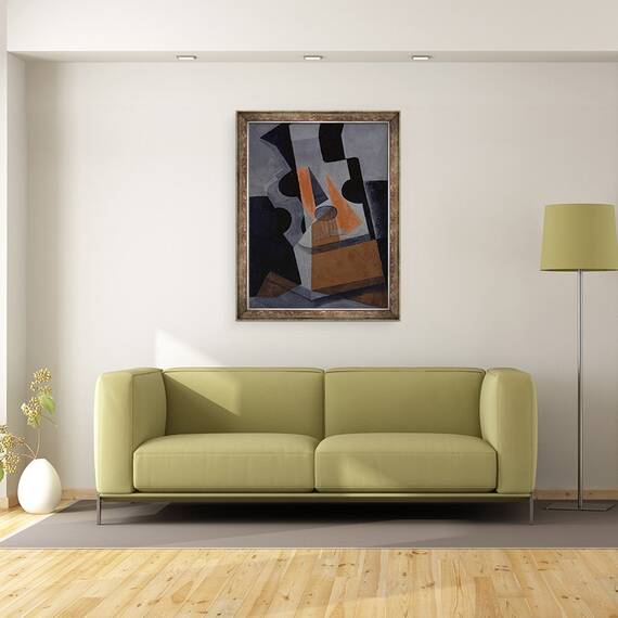 Tablou inramat - Juan Gris - Chitara Natura moarta cu chitara, 60 x 80 cm - 2- Roveli