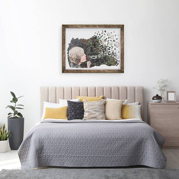 Tablou inramat - Kirstie Adamson - Bule, 60 x 80 cm - 3- Roveli